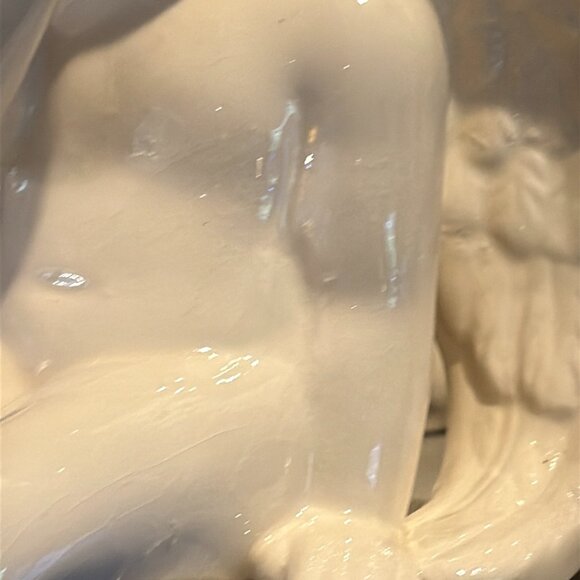 Vintage Shelf Sitting Thumb Sucking Angel Baby Cherub Sits Anywhere - Picture 14 of 16